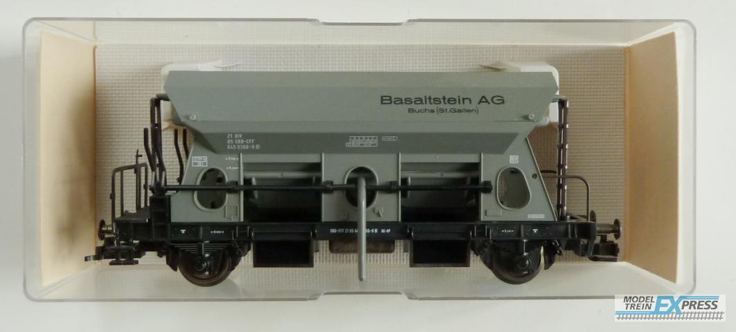 Fleischmann gebruikt materiaal 5512 Selbstentladewagen "Basaltstein AG nieuw in doos K