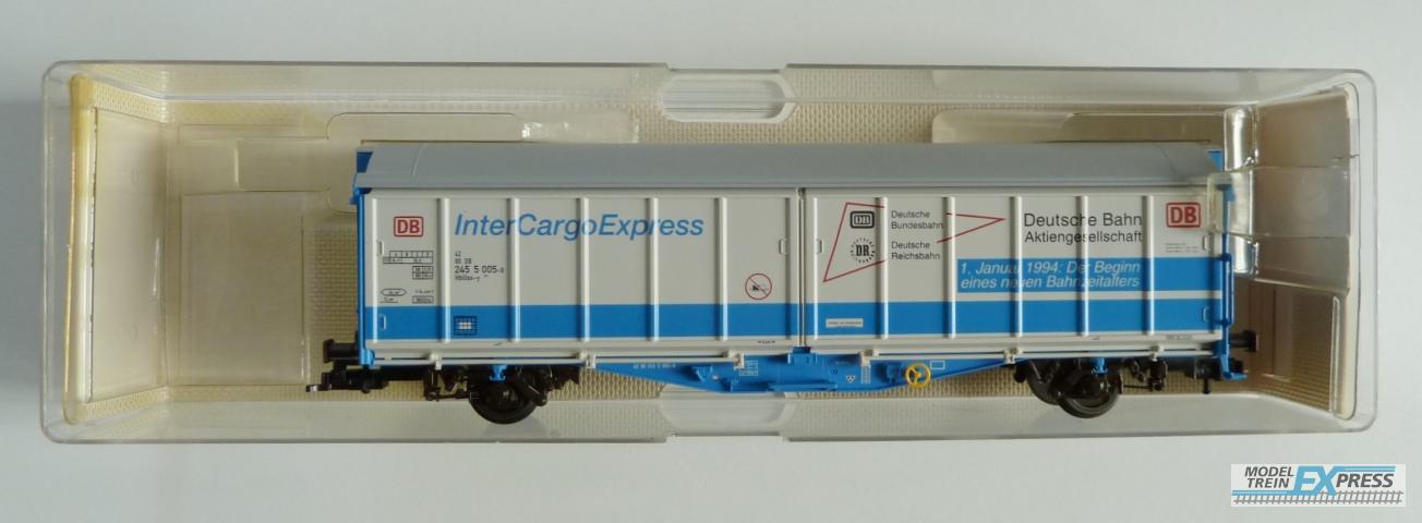 Fleischmann gebruikt materiaal 5809 Schuifwandwagen inter cargo express DB nieuw in doos K