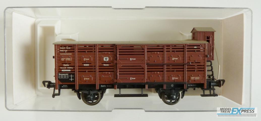 Fleischmann gebruikt materiaal 5830 Vee transportwagen type Venmz DB in goede staat in doos