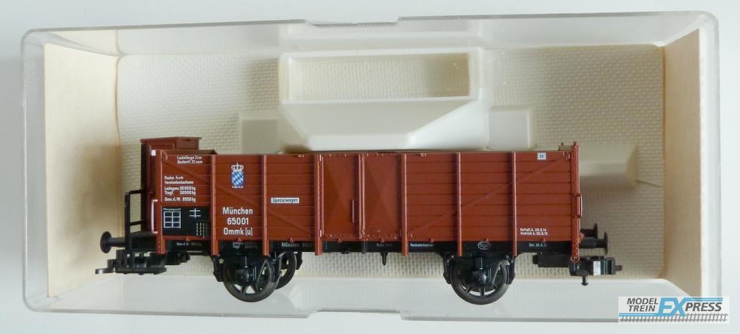 Fleischmann gebruikt materiaal 5863 Fleischmann hogeboordwagen met remmershuisje uit München van de DB z.g.a.n in doos kk