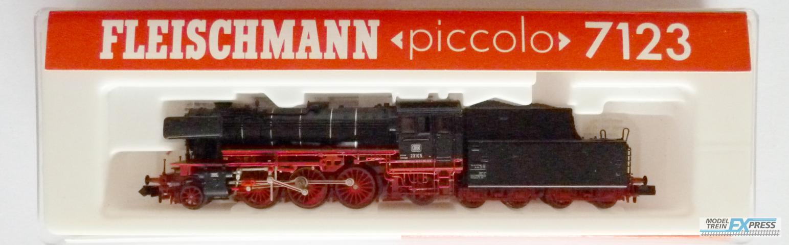 Fleischmann gebruikt materiaal 7123 Fleischmann DB sleeptenderlok BR 23 no. 23 105