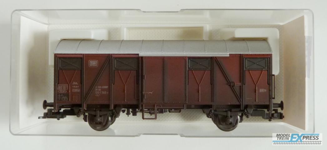 Fleischmann gebruikt materiaal 865314 Gedeckter Güterwagen der DB Gealtert nieuw in doos K