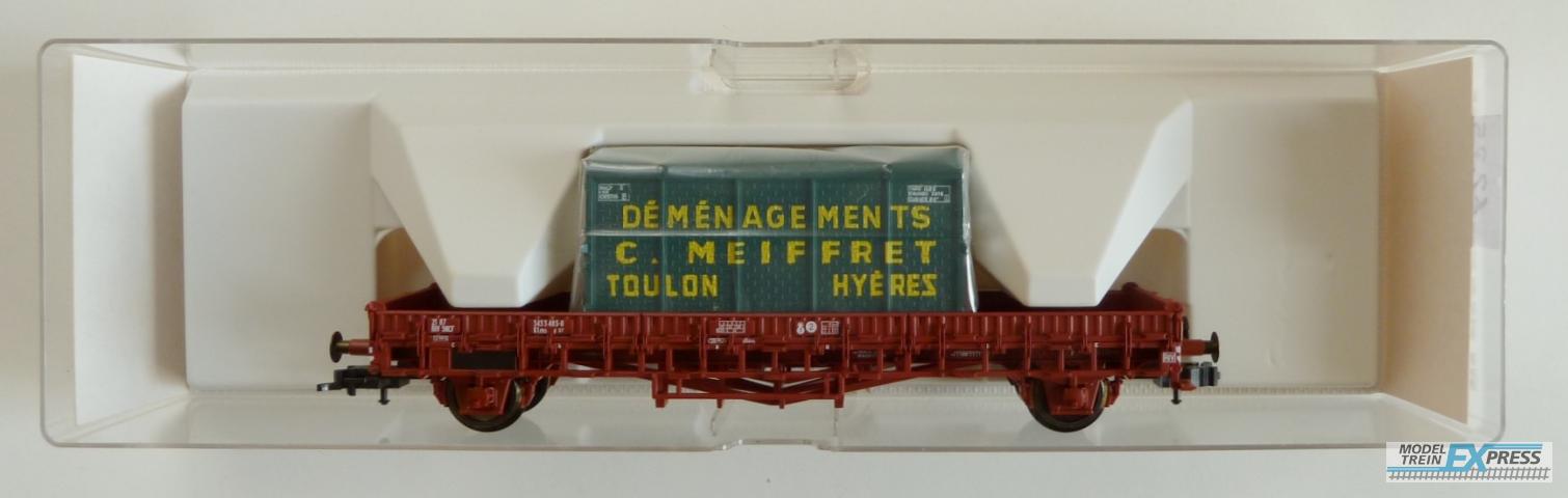 Fleischmann gebruikt materiaal 935227F Container ,SNCF , Export Frankreich 2004 nieuw in doos K
