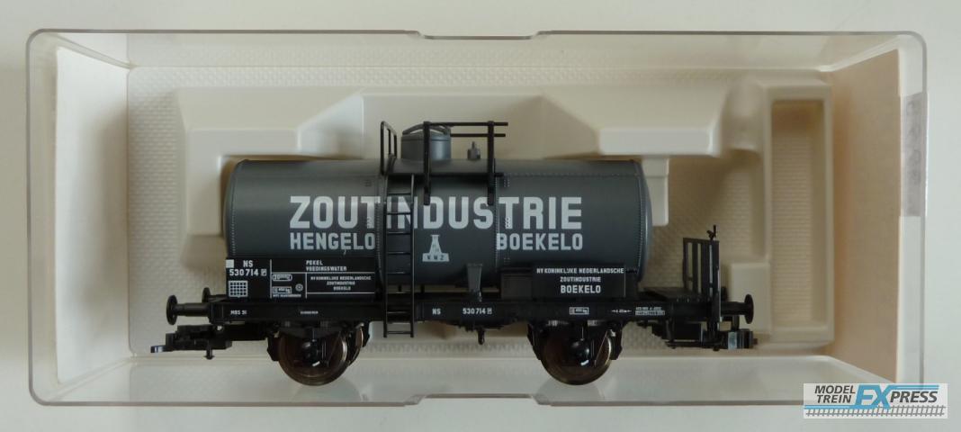 Fleischmann gebruikt materiaal 975424NL Fleischmann goederenwagen zoutindustrie nieuw in doos K