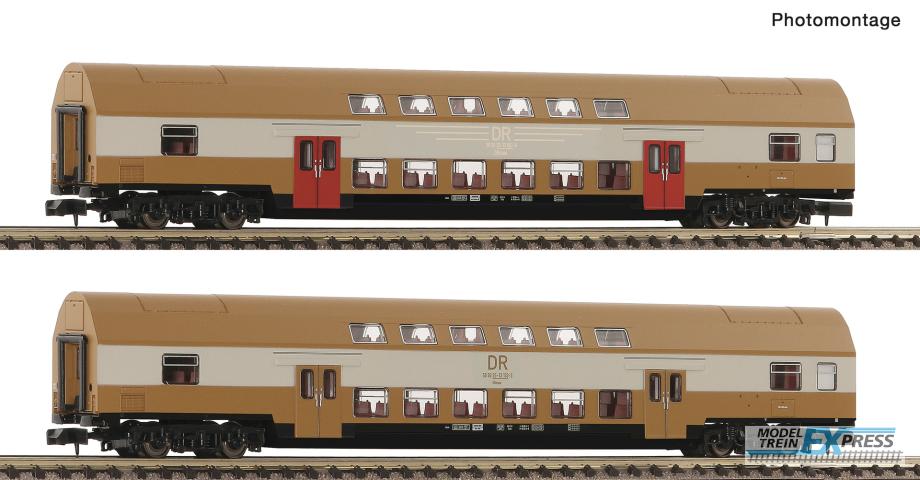 Fleischmann 6260075 2er Set DoSto Wagen Senf