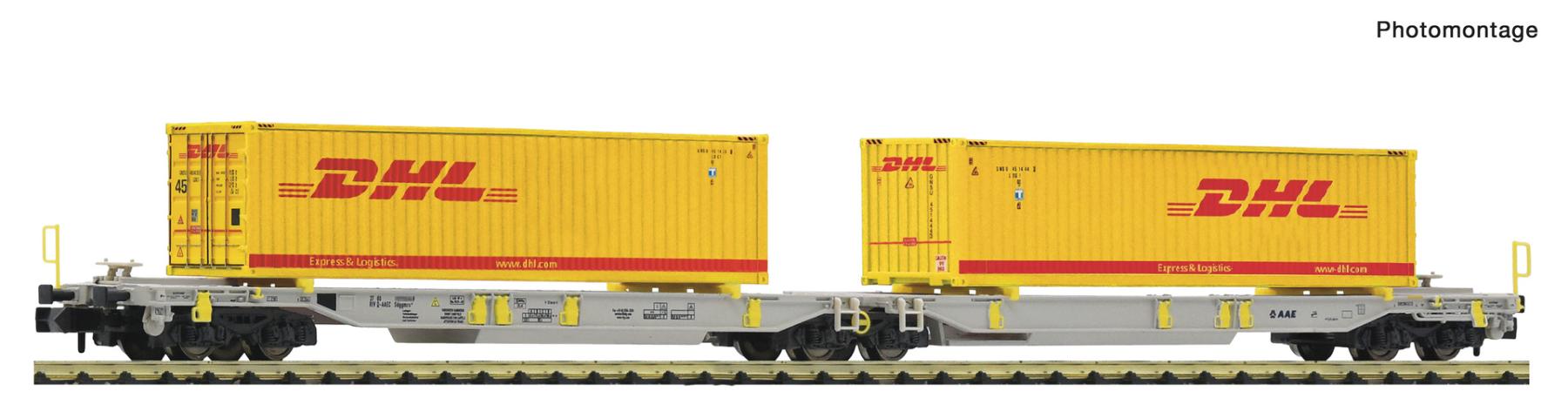 Fleischmann 6660069 Doppeltaschenwagen T2000 AAE+DHL