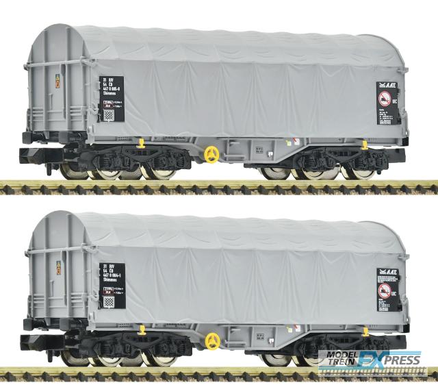 Fleischmann 6660087 2er Set Schiebeplanenwagen
