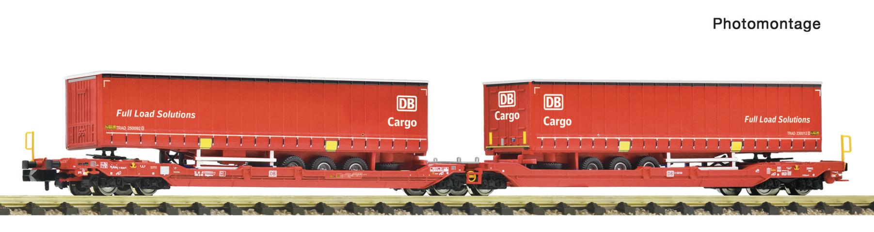 Fleischmann 6660103 Doppeltaschenwagen T3000e DB-AG+DB Cargo