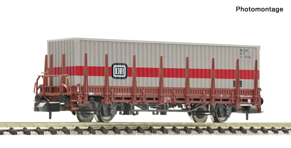 Fleischmann 6660161 Schwenkrungenwagen + Container DB