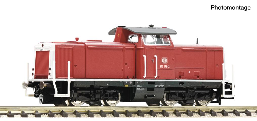 Fleischmann 7360041 Diesellok BR 212 DB orientrot DC
