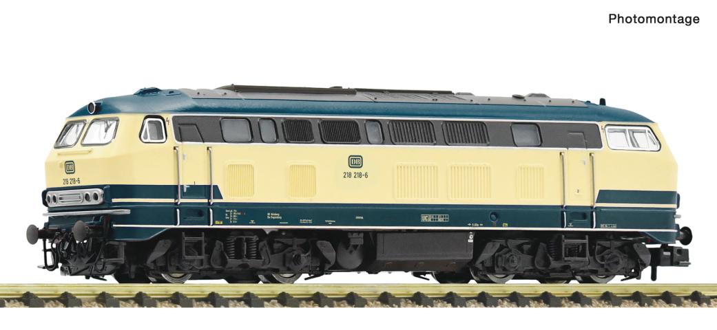Fleischmann 7370036 Diesellok 218 218 DB DC-Snd.