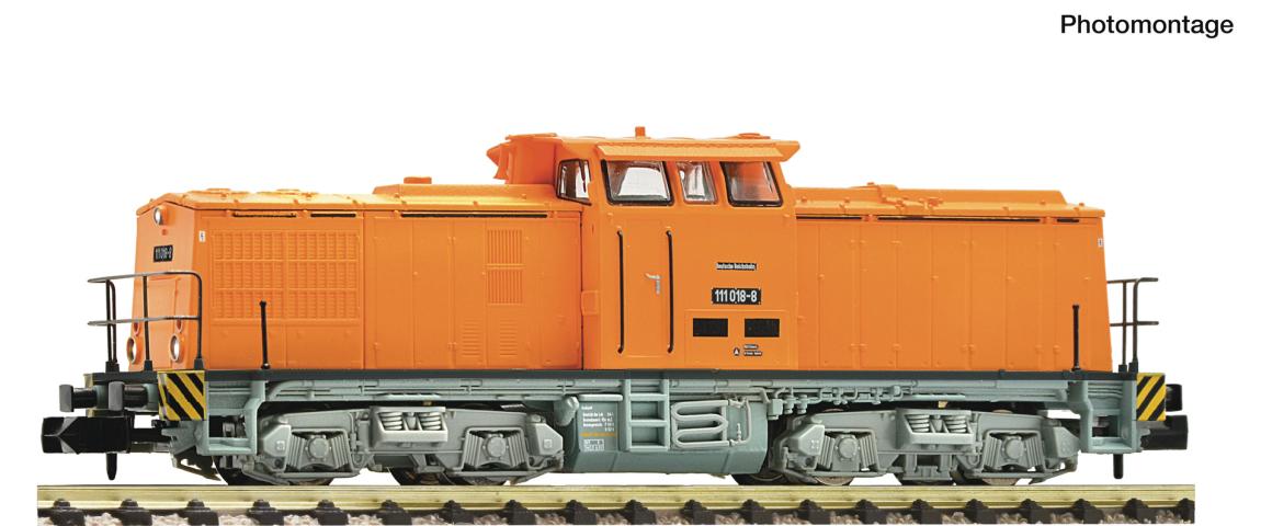 Fleischmann 7370039 Diesellok BR 111 DR DC-Snd.