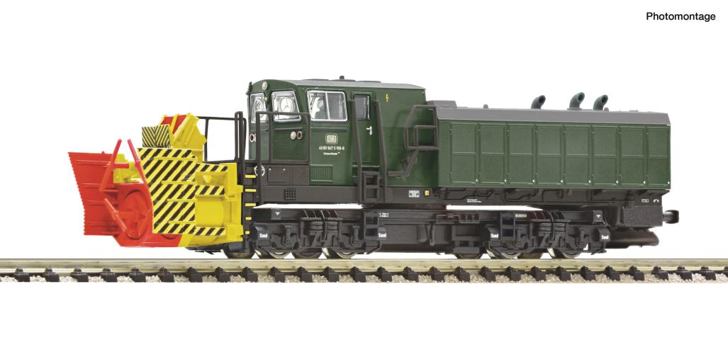 Fleischmann 7370040 Beilhack Schneeschleuder DB grün DC-Snd.