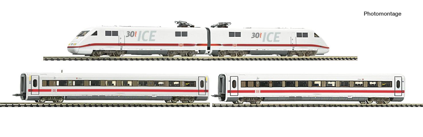 Fleischmann 7760012 4er Set Triebzug 401 086 "30 Jahre ICE" DB-AG DC