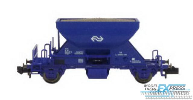 Fleischmann 881107 Set met twee FCCPPS wagens blauw met NS logo  ( N SPOOR )