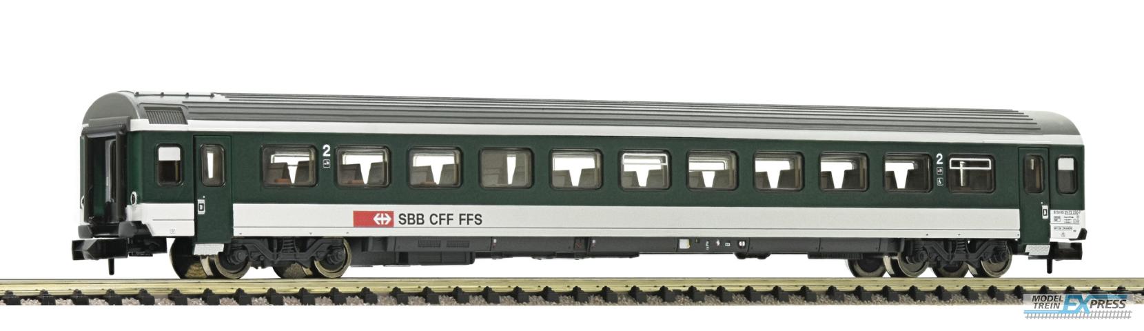 Fleischmann 890328 EW IV Reisezugw.2.Kl.grün/grau