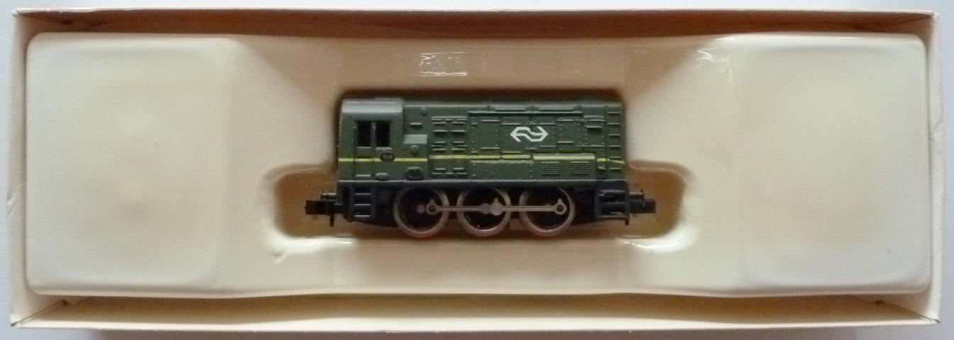 Gebruikt Materiaal Overige Merken 100C Graham Farish NS rangeerlok no. 614 groen