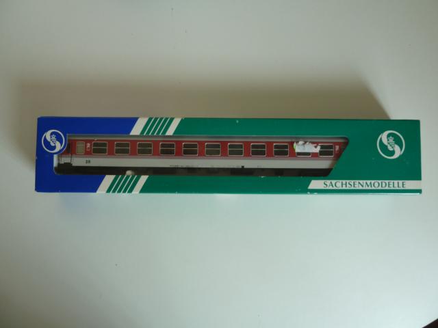 Gebruikt Materiaal Overige Merken 14413.1 Sachsenmodelle DR 2e klasse intercity-rijtuig, in goede staat, in doos