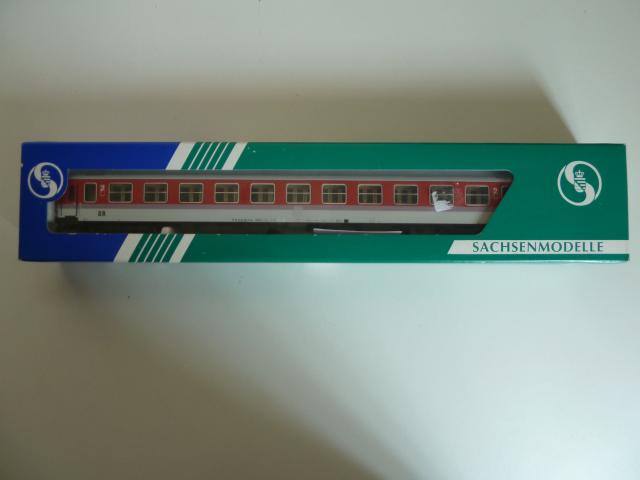 Gebruikt Materiaal Overige Merken 14413 Sachsenmodelle DR 2e klasse intercity-rijtuig, in goede staat, in doos