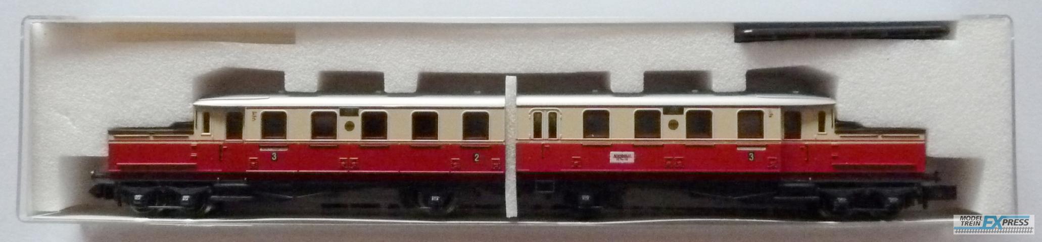 Gebruikt Materiaal Overige Merken 15773 Hobbytrain DRG accutreinstel ETA 177 creme/rood