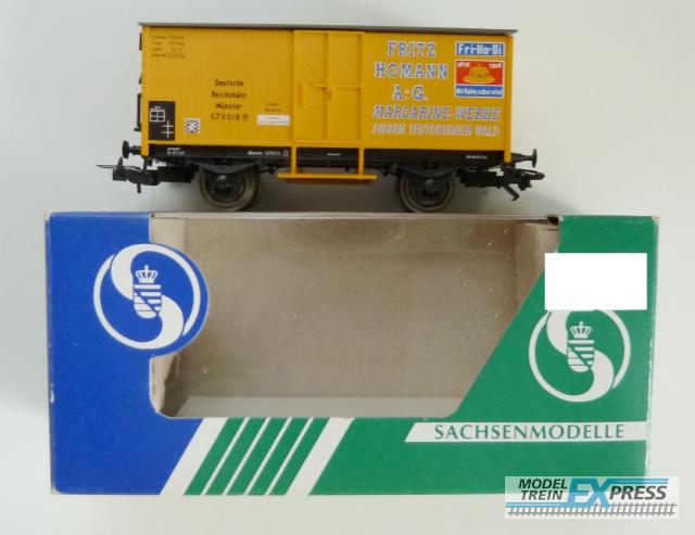 Gebruikt Materiaal Overige Merken 16264 Sachsenmodelle Kühlwagen „homann“ DRG Ep.II