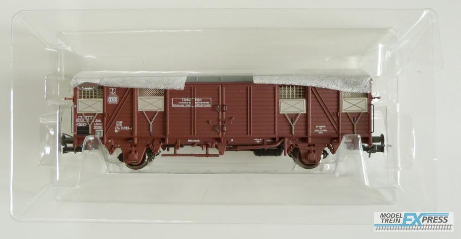 Gebruikt Materiaal Overige Merken 231011 Liliput Geschlossener Fahrbootguterwagen DB z.g.a.n in doos