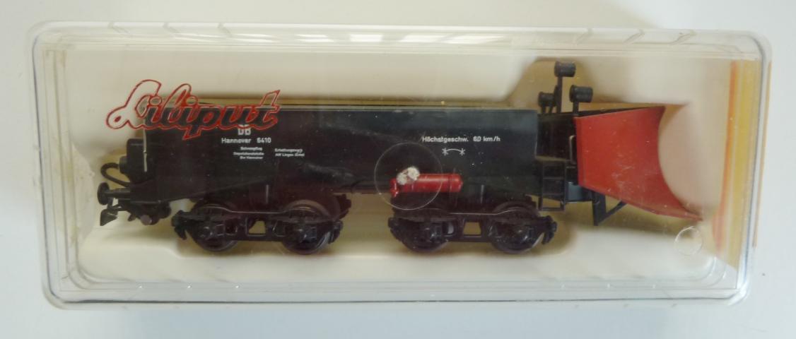 Gebruikt Materiaal Overige Merken 30909 Liliput Schneepflugwagen Hannover 6410 DB  z.g.a.n in doos