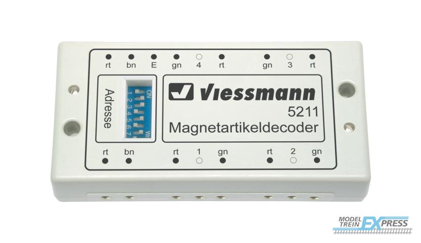 Gebruikt Materiaal Overige Merken 5211 VI Viessmann wisseldecoder voor Marklin systeem ( voor 4 wissels )