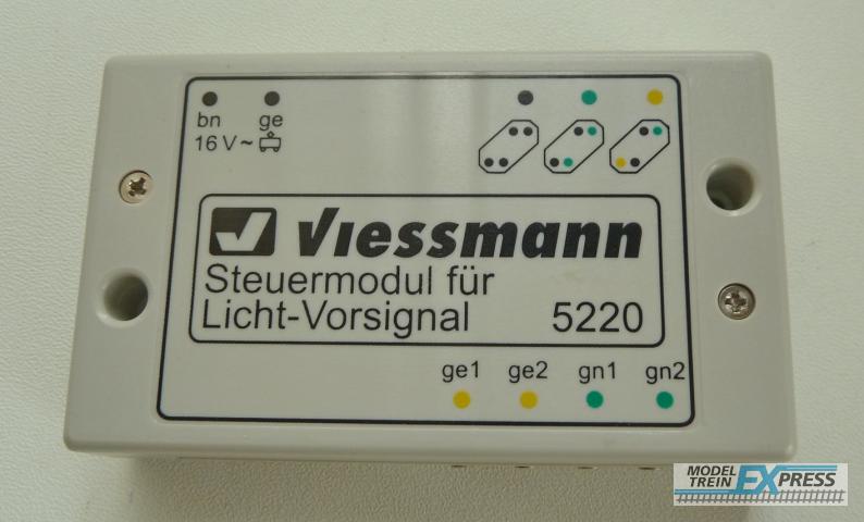 Gebruikt Materiaal Overige Merken 5220 Viessmann Steuermodul für Licht-Vorsignal