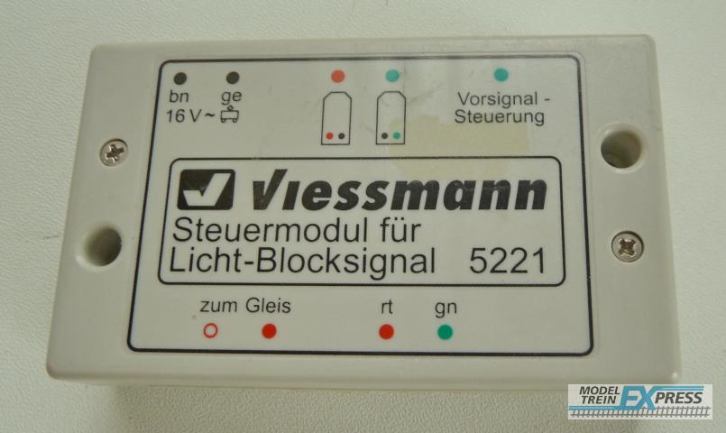 Gebruikt Materiaal Overige Merken 5221 Viessmann Steuermodul für Licht-Vorsignal