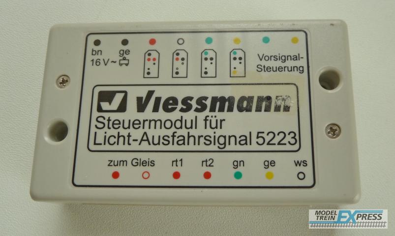Gebruikt Materiaal Overige Merken 5223V Viessmann Steuermodul für Licht-Ausfahrsignal