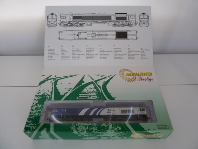 Gebruikt Materiaal Overige Merken 6403 Mehano Class 66 "ERS", DCC Sound, in goede staat, in doos