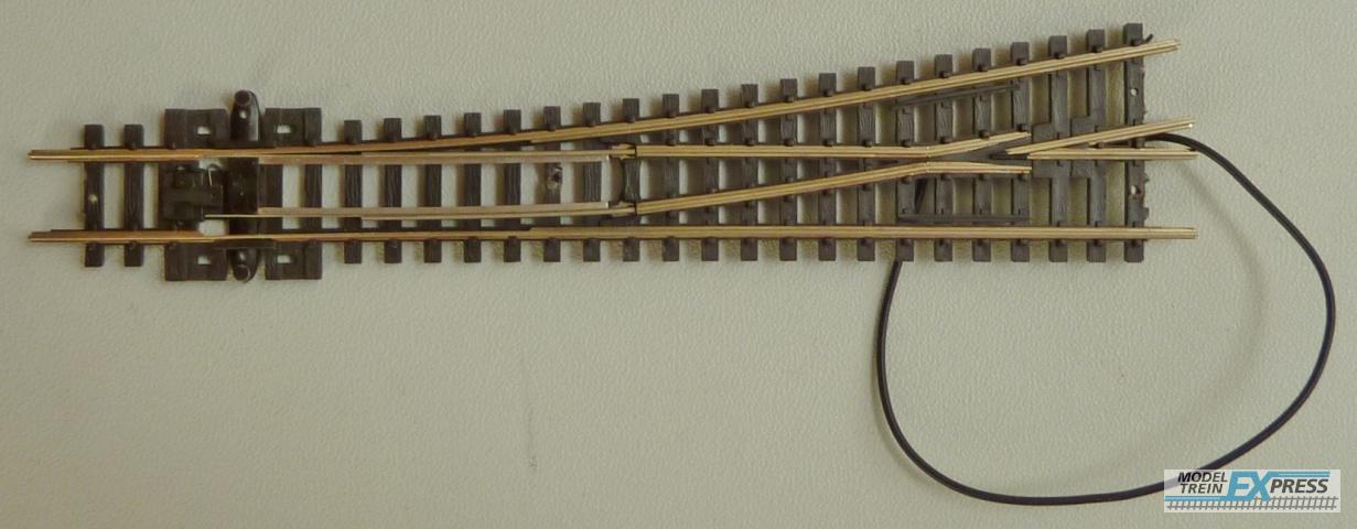Gebruikt Materiaal Overige Merken SLE396F Peco SL-E396F Wissel links medium radius (stroomvoerend hartstuk), code 55 rails
