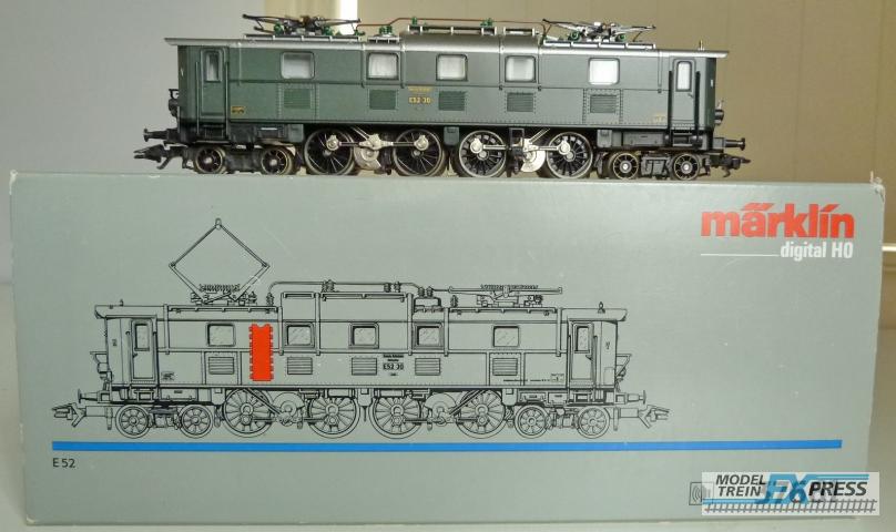 Gebruikt Materiaal 37661 Marklin Elektrische locomotief Serie E52 van de DRG ( z.g.a.n in doos )