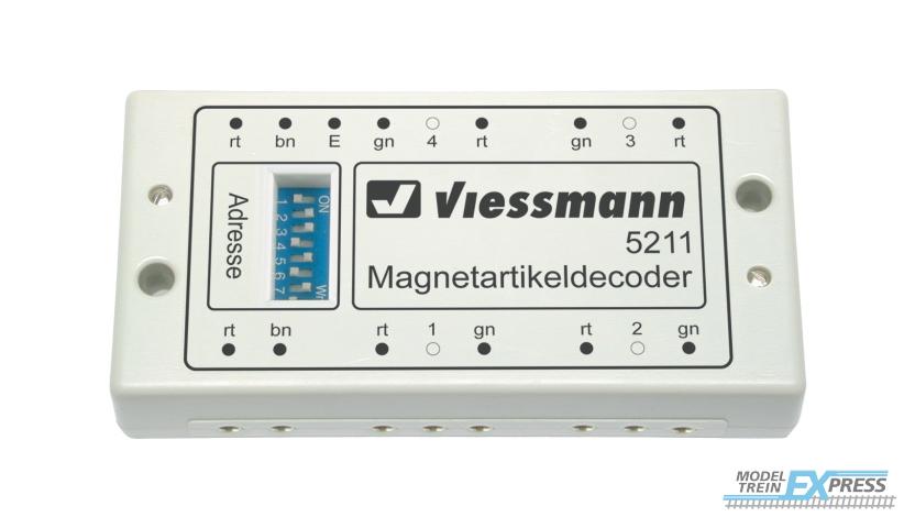 Gebruikt Materiaal 5211 VI Viessmann wisseldecoder voor Marklin systeem ( voor 4 wissels )