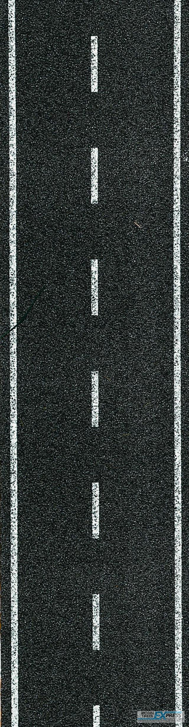 Heki 6562 self adhesive roadway asphalt N, two lanes 100 x 4 cm