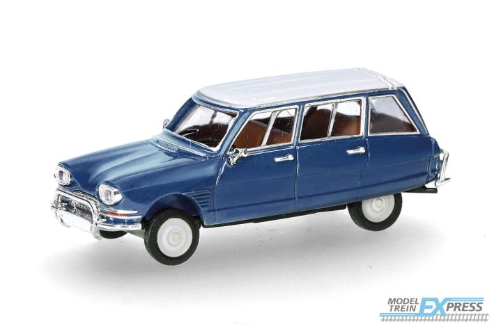 Herpa 038959-002 Citroen AMI 6 Break, blauw metallic