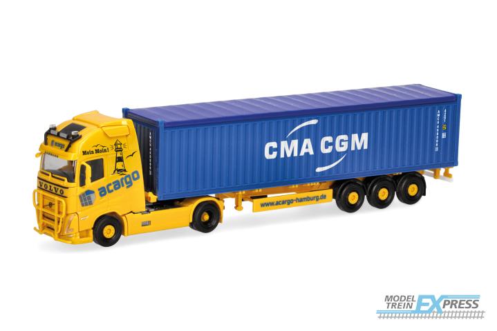 Herpa 318822 Volvo FH Gl. XL C.Sz. Acargo / CMA-CGM