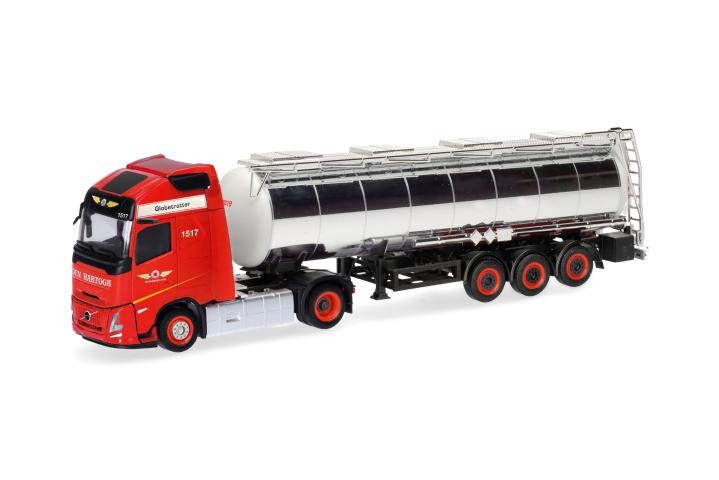 Herpa 321488 Volvo FH Aero GL XL chroomtank oplegger Den Hartogh (NL)