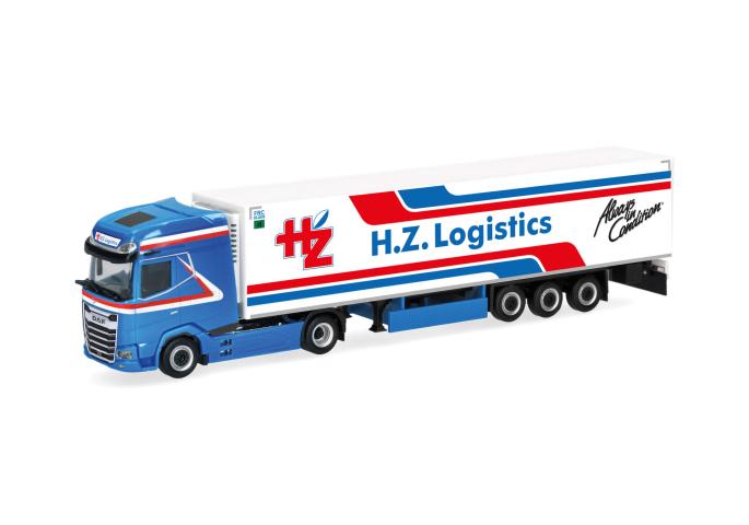 Herpa 322416 DAF XG+ koeltrailer H.Z. Logistics (NL)