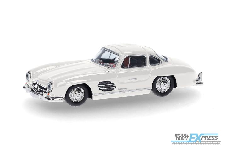 Herpa 421089-002 Mercedes Benz 300 SL (Vleugeldeur), wit