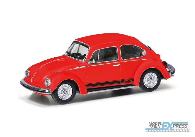 Herpa 421119 Volkswagen (VW) Käfer 1303 "CITY", ibizarot