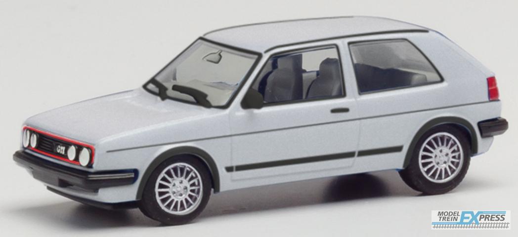 Herpa 430838-002 VW Golf II GTI, zilver metallic