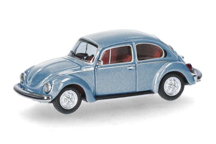Herpa 430982-003 VW Kever 1303, blauw metallic