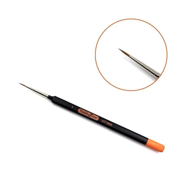 HobbyTime Tools 1905 RED SABLE TRIANGULAR HANDLE DETAIL BRUSH - 1