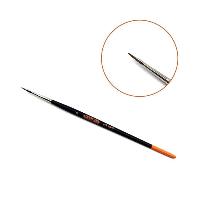 HobbyTime Tools 1907 RED SABLE CLASSIC ROUND HANDLE BRUSH - 0