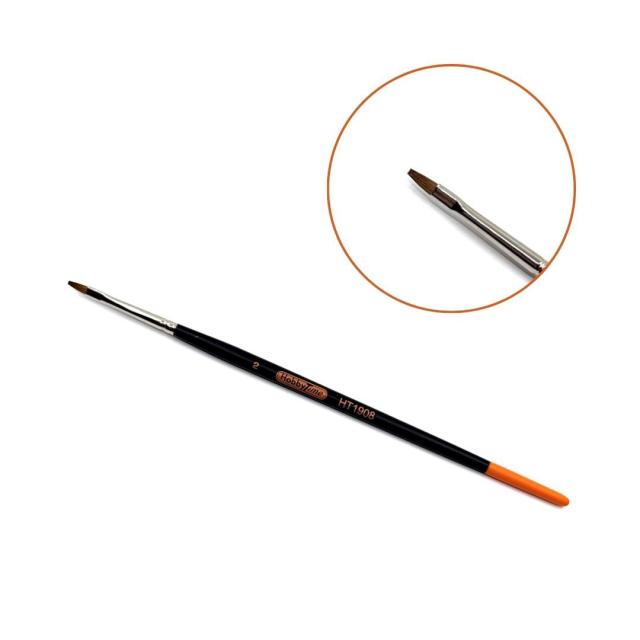 HobbyTime Tools 1908 RED SABLE CLASSIC ROUND HANDLE BRUSH - 2