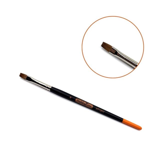 HobbyTime Tools 1911 RED SABLE CLASSIC ROUND HANDLE BRUSH - 8