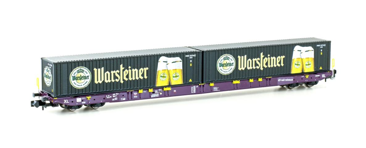 Hobbytrain 23105 CONTAINERWAGEN SGGNSS'80 RAILRELEASE, EP.VI