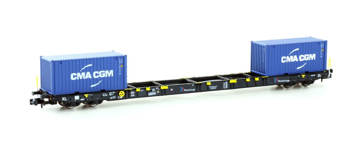 Hobbytrain 23106 CONTAINERWAGEN SGGNSS'80 RHEINCARGO, EP.VI